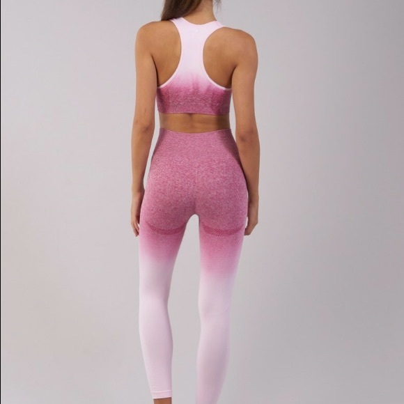 ******SOLD* Gymshark pink ombré seamless leggings - Picture 4 of 4